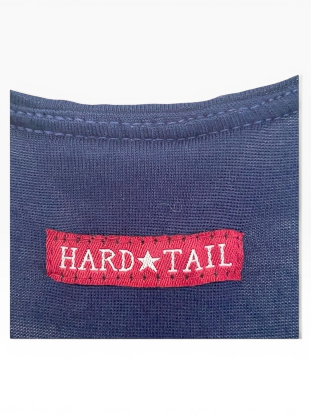 new Hard Tail ★ Sporty Racer Back Athletic Yoga Running Tank Tee ★ Navy ★ Medium - Picture 8 of 15